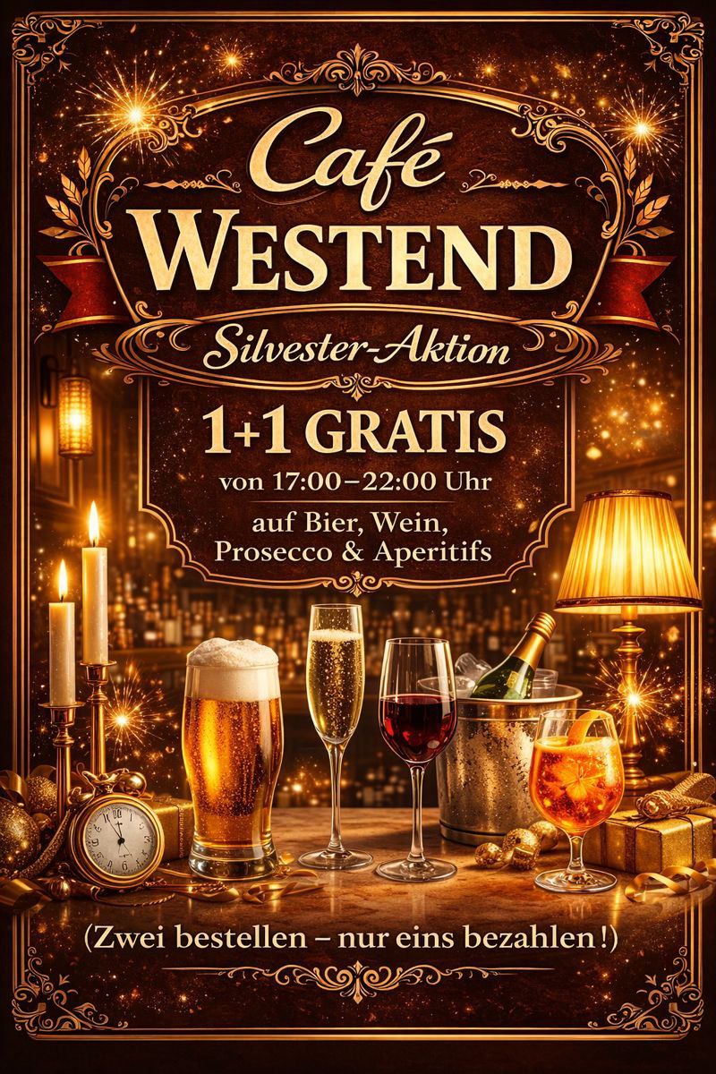 1+1 GRATIS – Feiern Sie stilvoll ins neue Jahr!